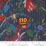 Jen Kingwell - The Lookout Australian Bold Floral Washed Black