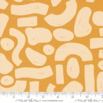 Fat Quarter - Milo ? Wiggle Geometrics (Honey)