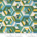 Fat Quarters - Frankie -  M30671-13 Kaleidoscope Hemlock