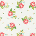 Fabric - Strawberry Lemonade M37671-11 Floral Cloud