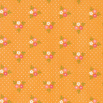 Fabric - Strawberry Lemonade M37672-16 Bouquet Floral Apricot