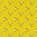 Fabric - Strawberry Lemonade M37672-18 Bouquet Floral Lemonade