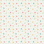 Fabric - Strawberry Lemonade M37674-11 Poppies Ditsy Cloud