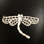 Motif - Dragonfly Guipure White