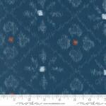 Fabric - Indigo Blooming M4809213 Asagao Ikat
