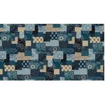 Fabric - Indigo Blooming M4809811 Koraju Multi
