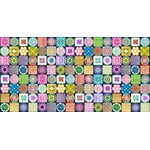 Fabric - Vintage Soul - Potholders Novelty Crochet Sampler M7432-21
