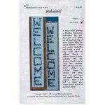 Millefiori Welcome - Embroidery panel