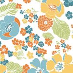 Fabric - Carnaby Street Full Blooms MAS9620-UW