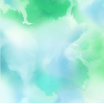 Fabric - Bloom Bright - MSAD675-Q Aqua Watercolor Wash