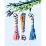 Essential Oil Tassel Key Chain