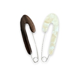 Shell Backed Shawl Pins - Kamagong