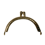 3 inch Simple Curved Gold Purse Frame