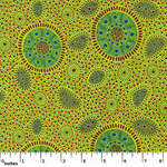 Fabric - Bush Onions and Wild Flowers Green $24 metre