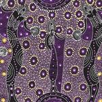 Fabric - Dancing Spirit Purple $24 metre