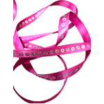 Ribbon - 9mm Sequinned Satin Cerise