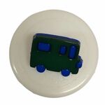 Button - 16mm Shank Bus 81 Green