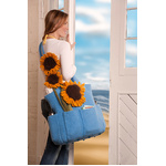 Noni Sunflower Knitting/Beach Bag
