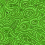 Tjukurpa Land Collection - Tonal Swirls Green 59-9252