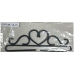 Black Wrought Iron Hanger - 16cm