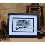 Greetings from Hippity Pop-Up Cross Stitch Pattern