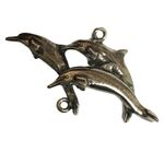 Pewter Casting - 3 Dolphins