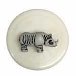 Button - Grey Rhino