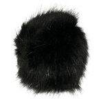 Pom Pom Faux Fur #1 Black