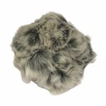Pom Pom Faux Fur #2 Grey Melange