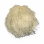 Pom Pom Faux Fur #6 White