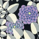 KF Vine PWGP151 Black Fat Quarter