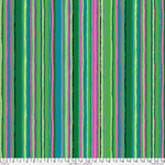 Echo Stripe Green Fabric