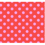 Fabric - True Colours Neon Pom Pom PWTP118-POPPY