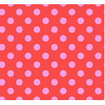 Fat Quarter - True Colours Neon Pom Pom PWTP118-POPPY