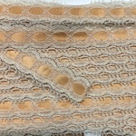 Trimmed Ribbon - 15mm Apricot