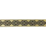 Braid - 20mm Metallic Black/Grey/Gold