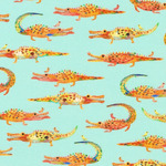 Fabric - Flora & Fun RK2200570 Crocs Aqua