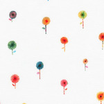 Fabric - Flora & Fun RK220121 Flowers White