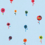 Fabric - Flora & Fun RK2201263 Flowers Blue