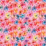 Fabric - Flora & Fun RK22015301 Daisies Pink