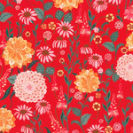 Fat Quarter - Faraway Florals RK22617302 Poppy