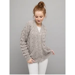 ROTH 874 Cabled Cardigan Knitting Pattern