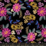 Fat Quarter - Reign - RS1026-16M Eminence Black