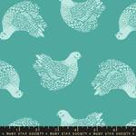 Fabric - Backyard RS208613 Chicken Succulent