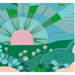 Fabric - Rise & Shine - RS5007613 - Hello Sunshine Turquoise