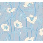 Fabric - Water - RS5133-12 Water Flowers Water Blue