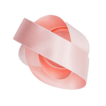 25mm Pale Pink Dbl Sided Polyester Ribbon