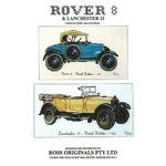 Ross Originals Cross Stitch Chart - Rover 8 & Lanchester 21