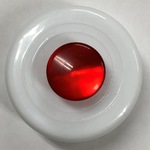 Button - 10mm Shank 23 Red