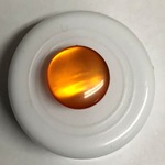 Button - 10mm Shank 28 Orange